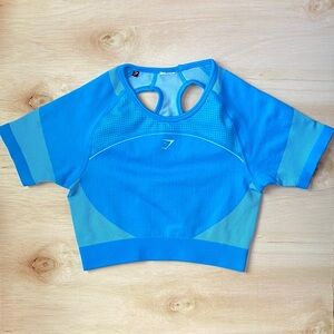 Gymshark Vibrant Blue Crop Top